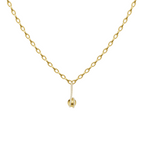 Sculptural Orb Lab Grown Diamond Pendant Necklace with Pave Accents