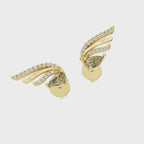 Seraphine Yellow Pear Cut Lab Grown Diamond Earrings for Women