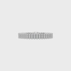 Sparkling Round Cut Lab Grown Diamond Bracelet by Lume Jewelry