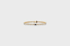 Premium Gold Tone Round Cut Lab Created Diamond Tennis Bracelet for Women
