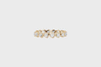 Romantic White or Rose or Gold Heart Lab Created Diamond Bracelet for Proposal Gift