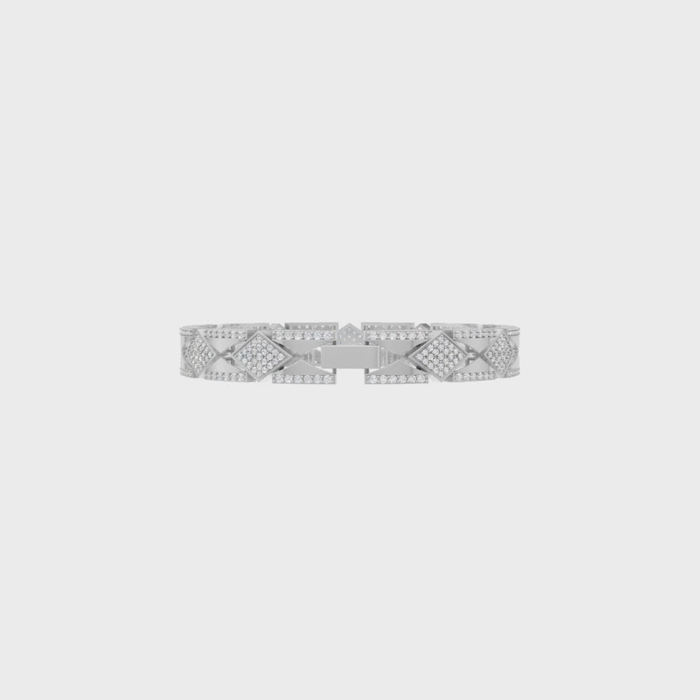 Imperial Lattice Diamond Bracelet