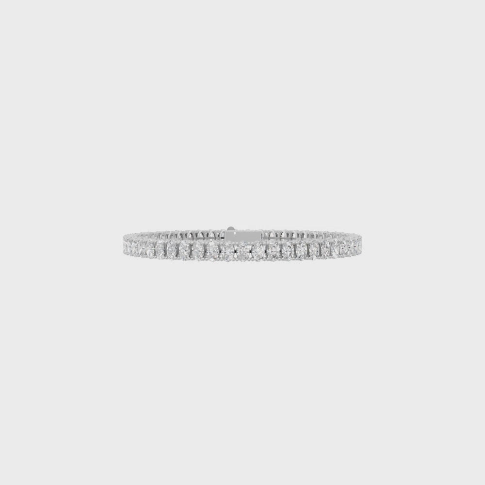 Emerald Cut Diamond Bracelet