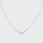 Sylvara Marquise & Round Brilliant Lab Created Diamond Vine Necklace for Girlfriend