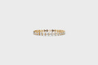 Geometric Trillion-Cut Lab Created Diamond Tennis Bracelet with Arrow Link Design