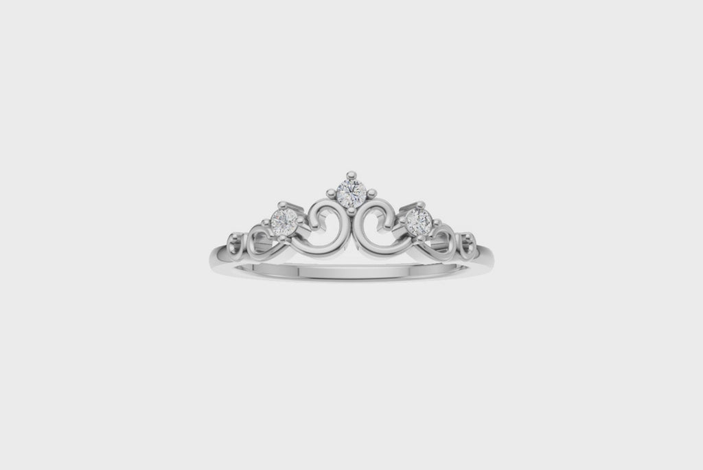 Ethereal Tiara Diamond Ring
