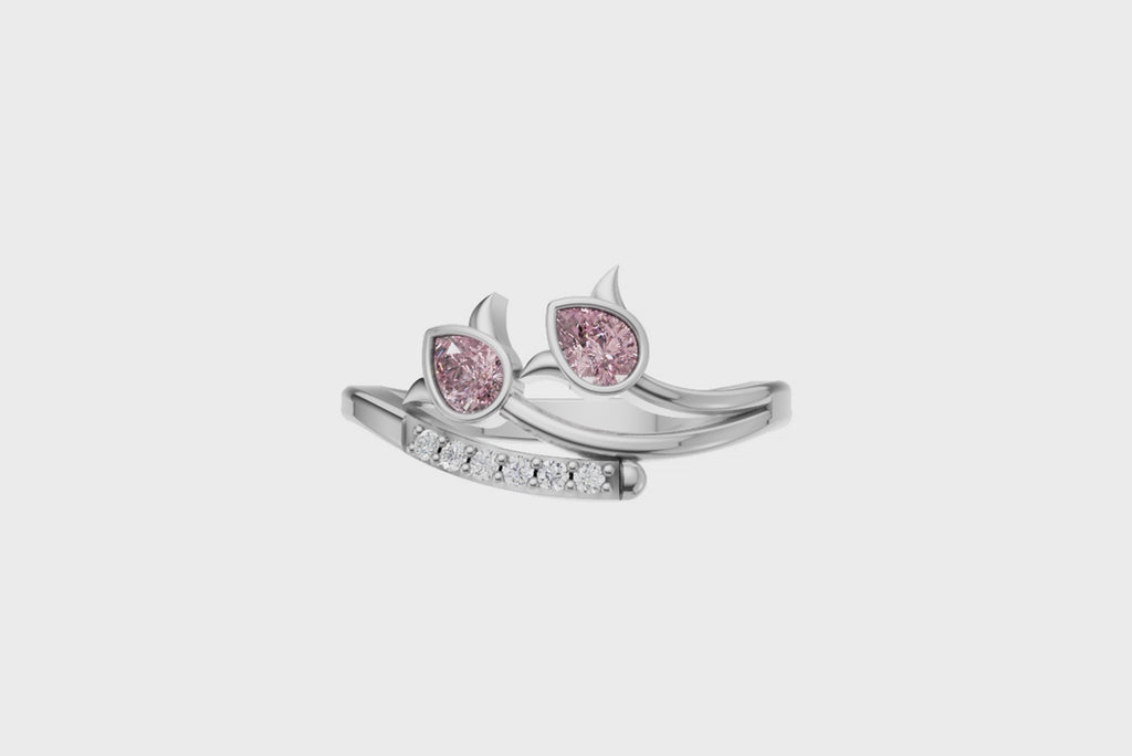 Blush Bloom Pink Diamond Ring