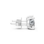 Aurielle Round Brilliant Diamond Solitaire Stud Earrings in 10 or 14 or 18K Gold