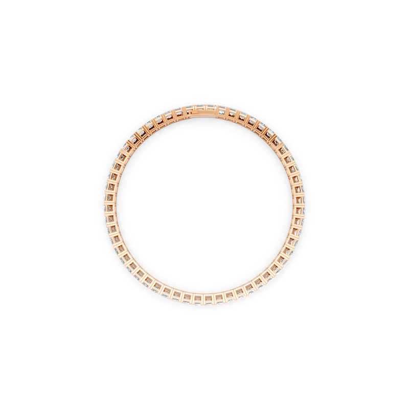 Aurelia Baguette Cut Lab Grown Diamond Tennis Bracelet for Proposal Gift for Her