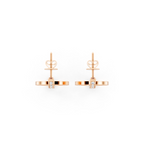 Modern Pave-Style Hoop Lab Grown Diamond Earrings for Premium Jewellery Styling for Girlfriend