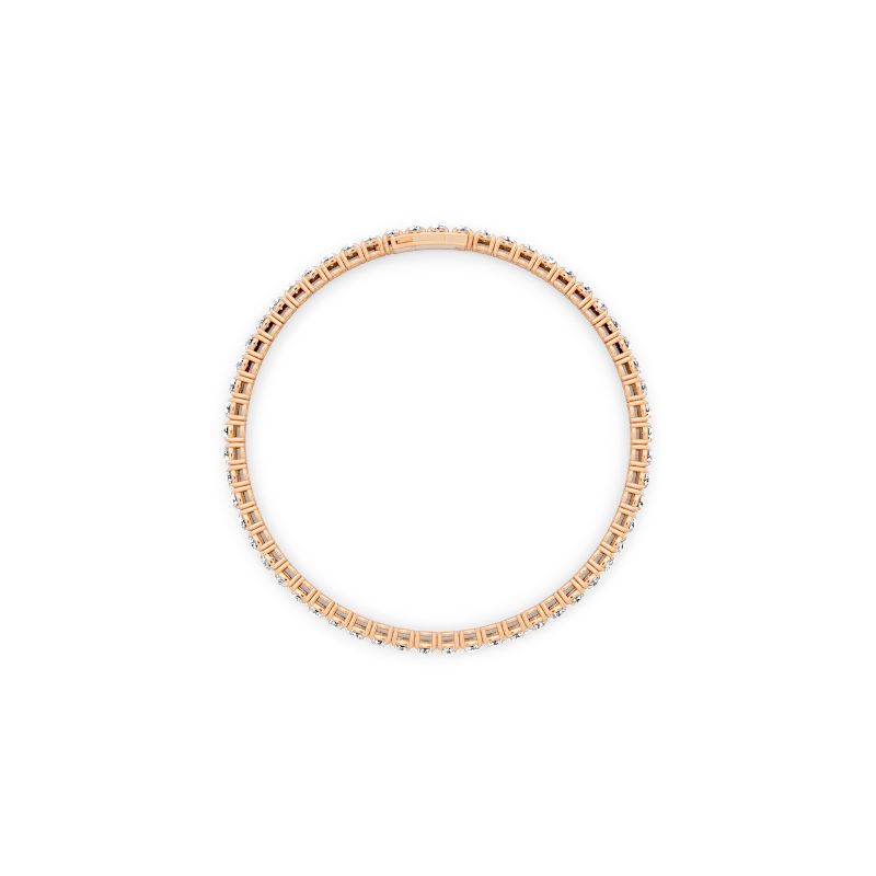 Celeste Pave Tennis Bracelet with Round Brilliant Lab Grown Diamonds