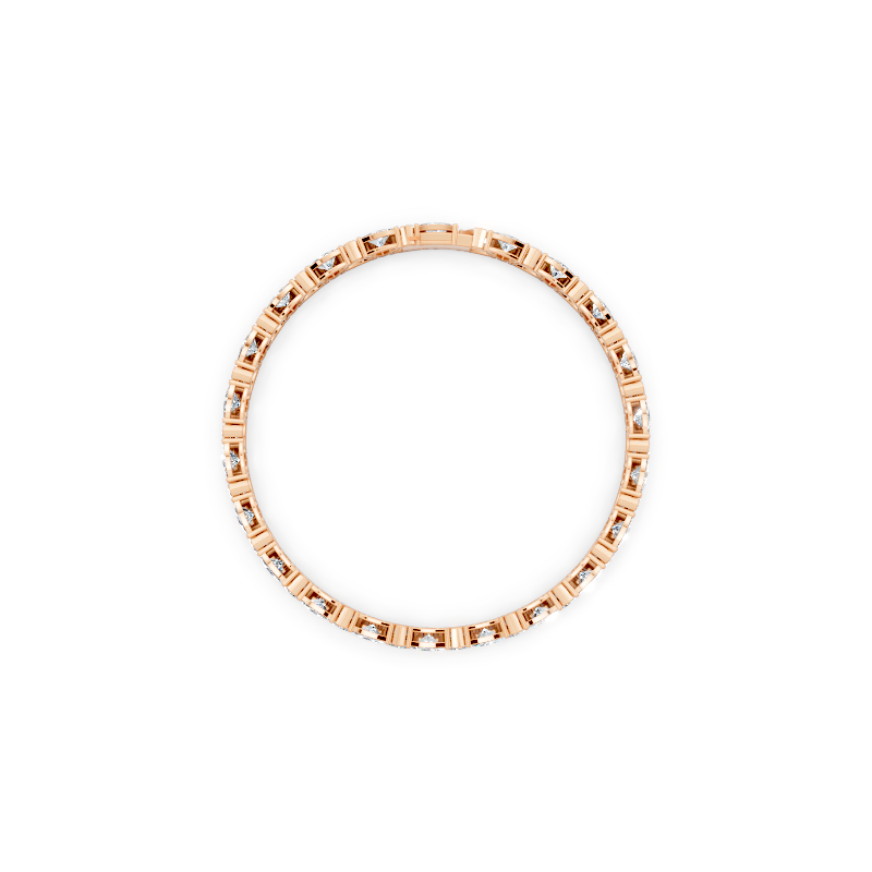 Sparkling V-Gallery Bracelet for Women with Trillion Cut Lab Grown Diamond