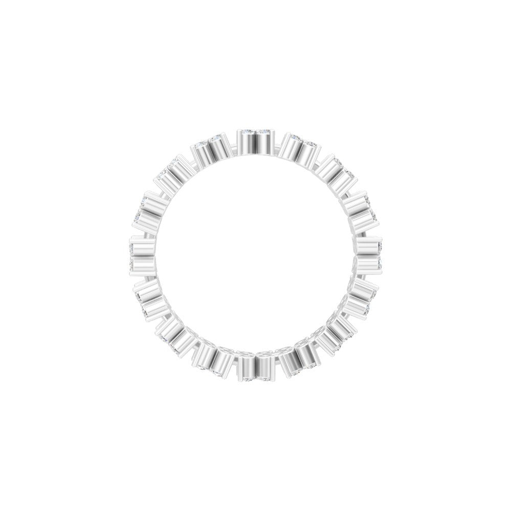 Celestia Dual Row Eternity Band