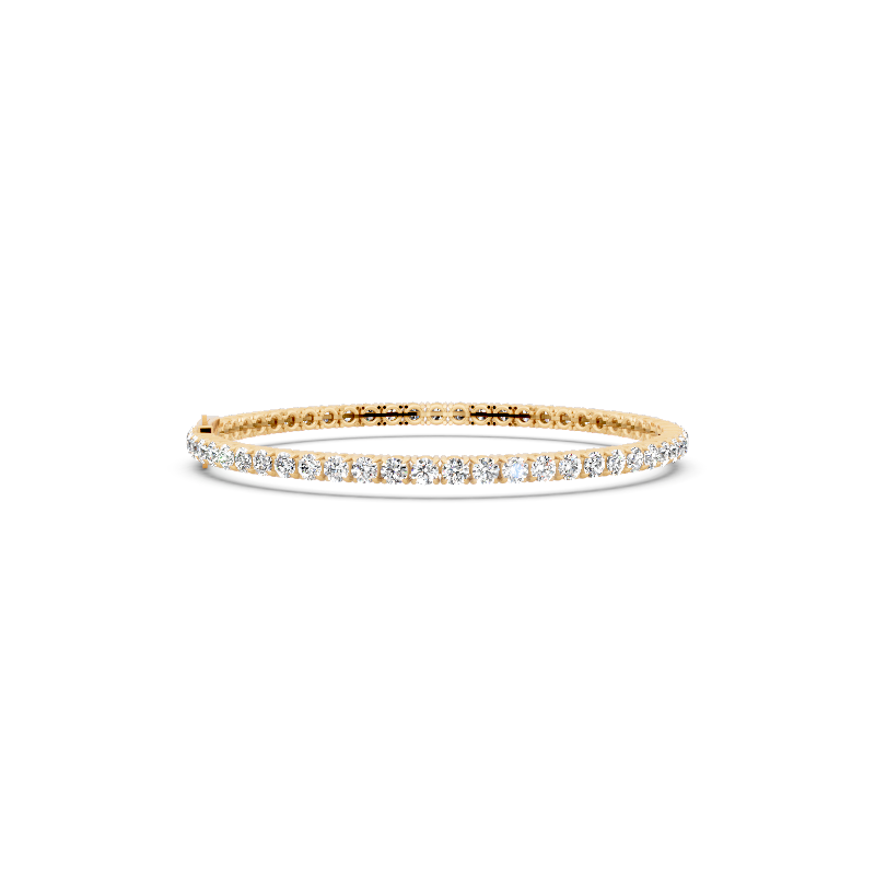 Celeste Pave Tennis Bracelet with Round Brilliant Lab Grown Diamonds