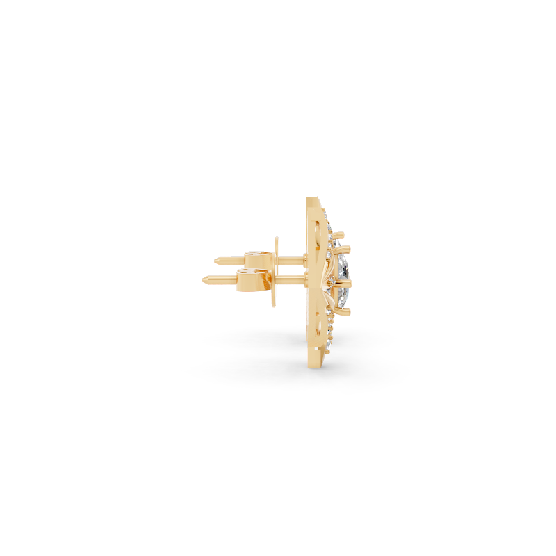 Modern Geometric Lab Grown Diamond Earrings for Statement Jewelry for Her