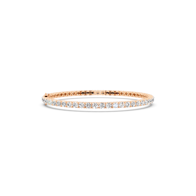 Celeste Pave Tennis Bracelet with Round Brilliant Lab Grown Diamonds