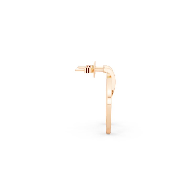 Modern Pave-Style Hoop Lab Grown Diamond Earrings for Premium Jewellery Styling for Girlfriend