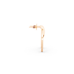 Modern Pave-Style Hoop Lab Grown Diamond Earrings for Premium Jewellery Styling for Girlfriend