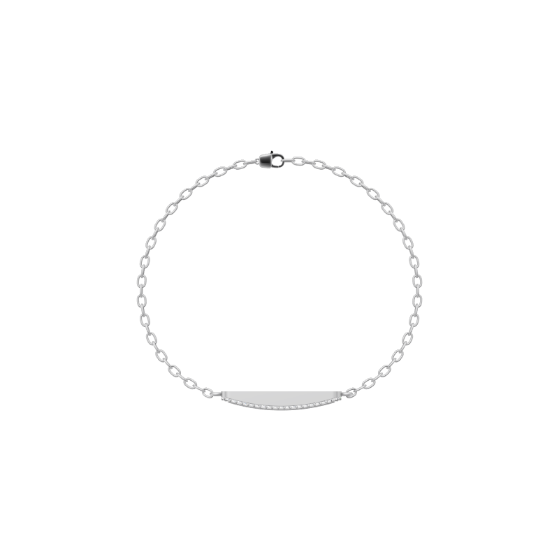 Aurora Spectrum Multi-Colour Brilliant Lab Grown Diamond Bracelet in White or Rose or Gold