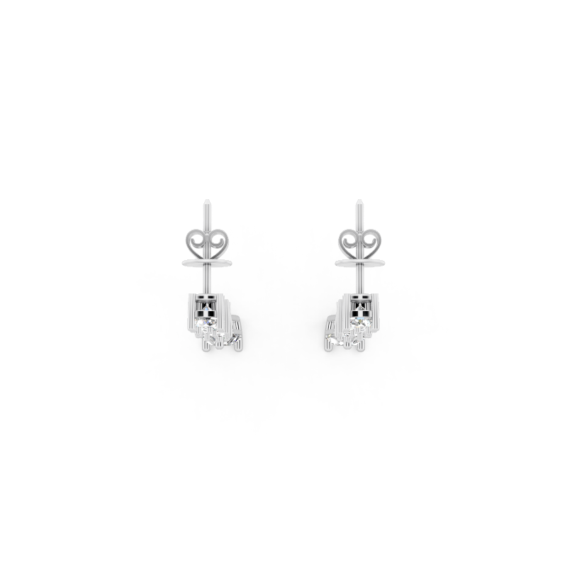 Bellara Charm Cascade Teardrop Lab Grown Diamond Earrings for Birthday Gift