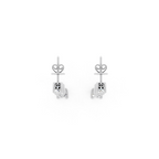Bellara Charm Cascade Teardrop Lab Grown Diamond Earrings for Birthday Gift