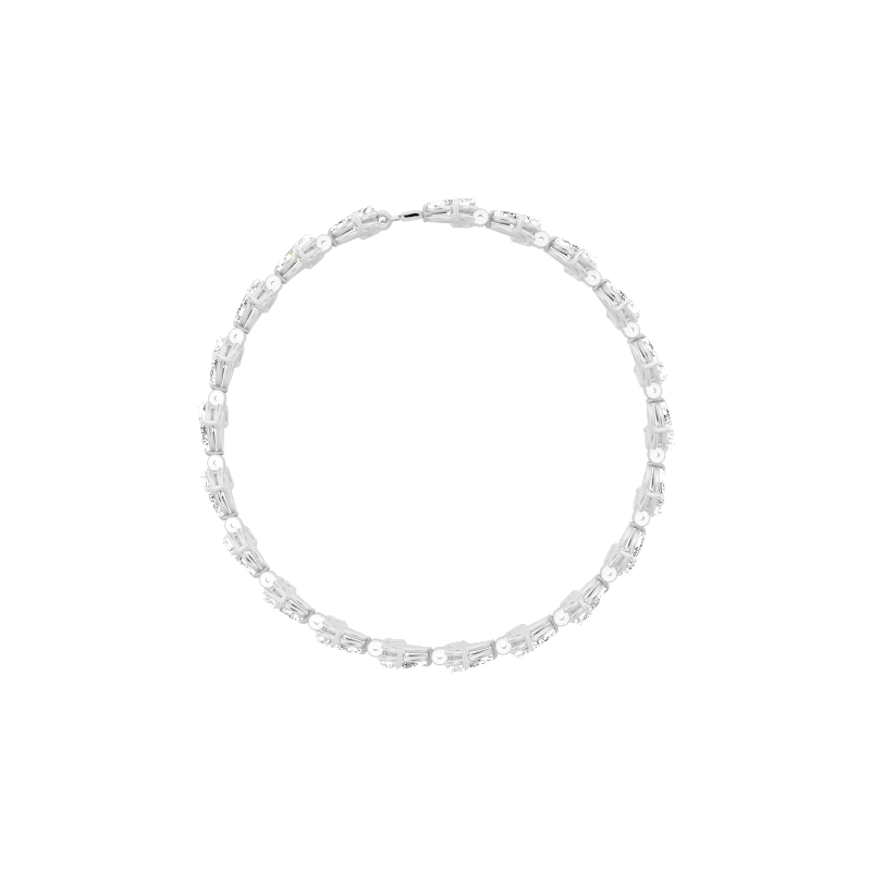 Seraphina Marquise Cut Lab Created Diamond Bloom Bracelet for Women