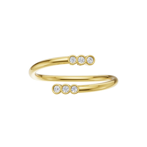 Eterna Diamond Open Wrap Ring