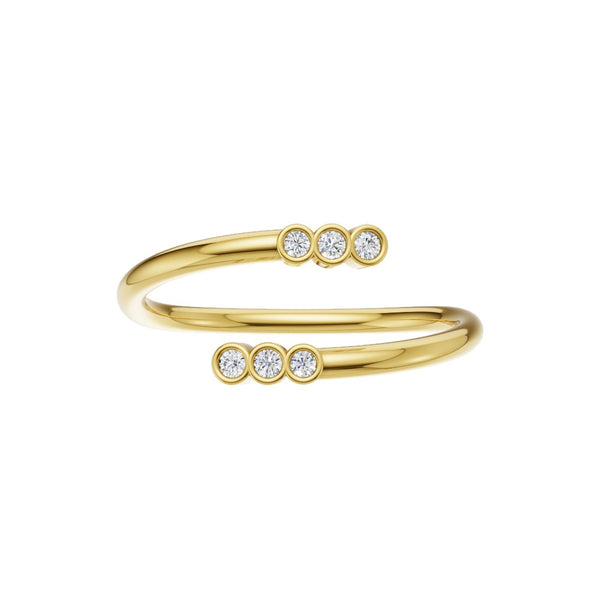 Eterna Diamond Open Wrap Ring