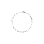 Elegant Geometric Pave Station Lab Created Diamond Bracelet for Women by Lume Jewelry