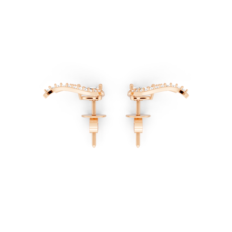 Seraphine Yellow Pear Cut Lab Grown Diamond Earrings for Women
