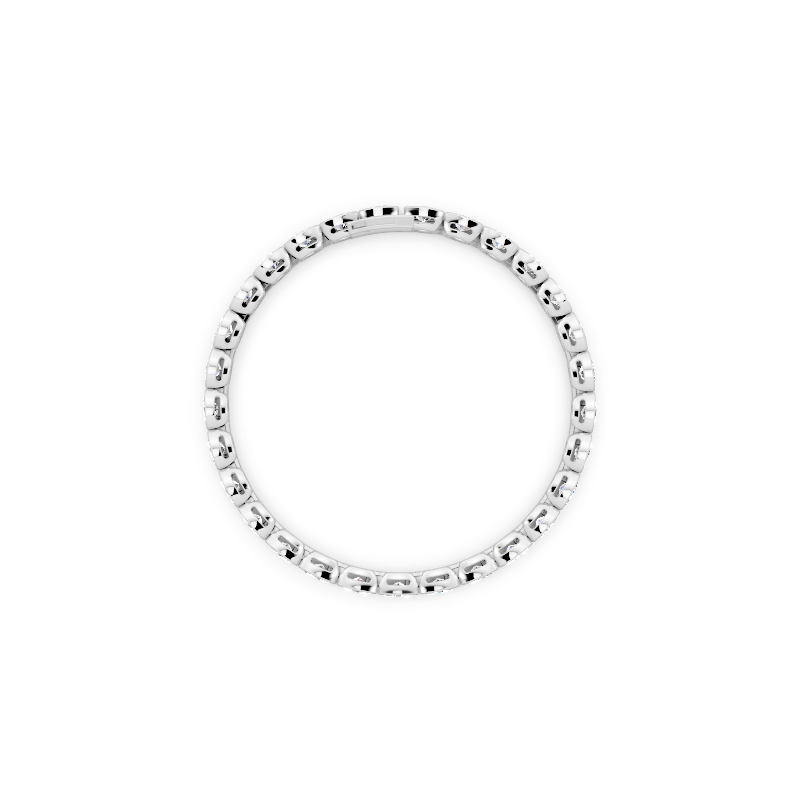 Elysian Oval Bezel Lab Created Diamond Bracelet in Gold Simple Gift for Her