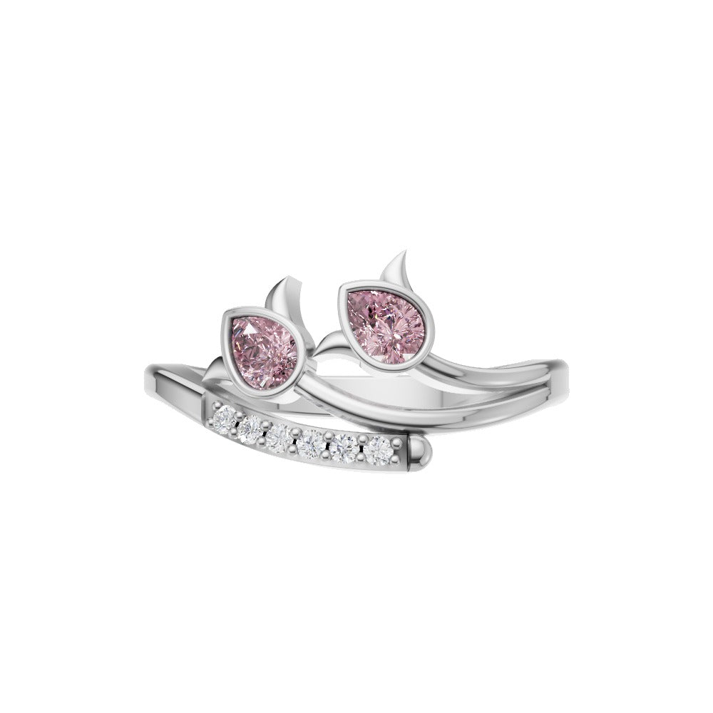 Blush Bloom Pink Diamond Ring