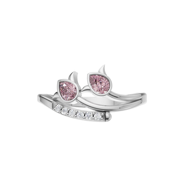 Blush Bloom Pink Diamond Ring