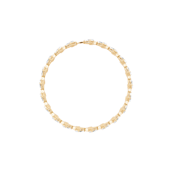 Seraphina Marquise Cut Lab Created Diamond Bloom Bracelet for Women