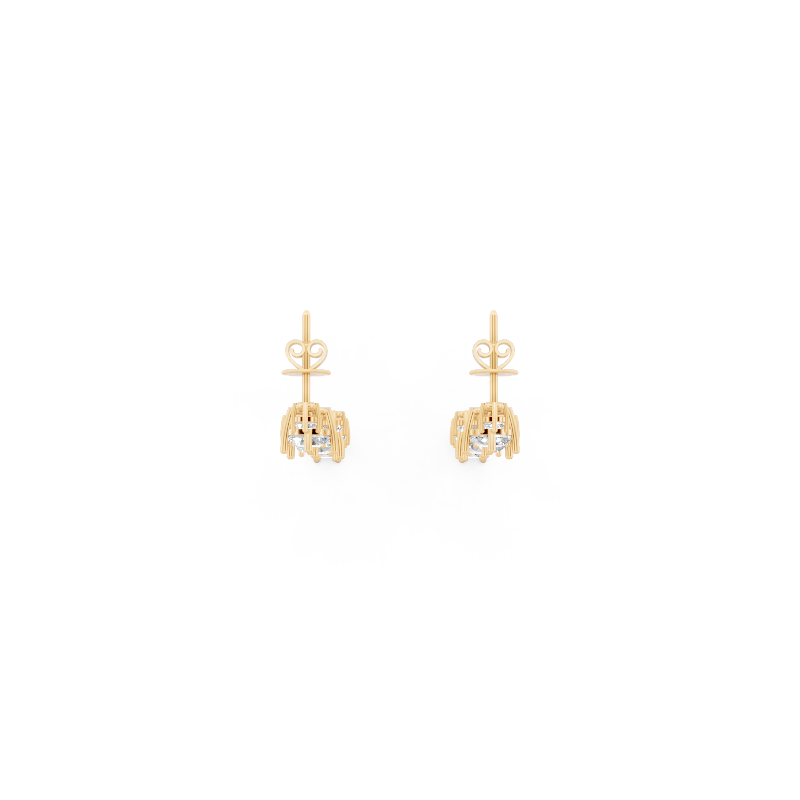 Premium Celestial Linear Cascade Lab Created Diamond Earrings with Clustered Sparkle Accents