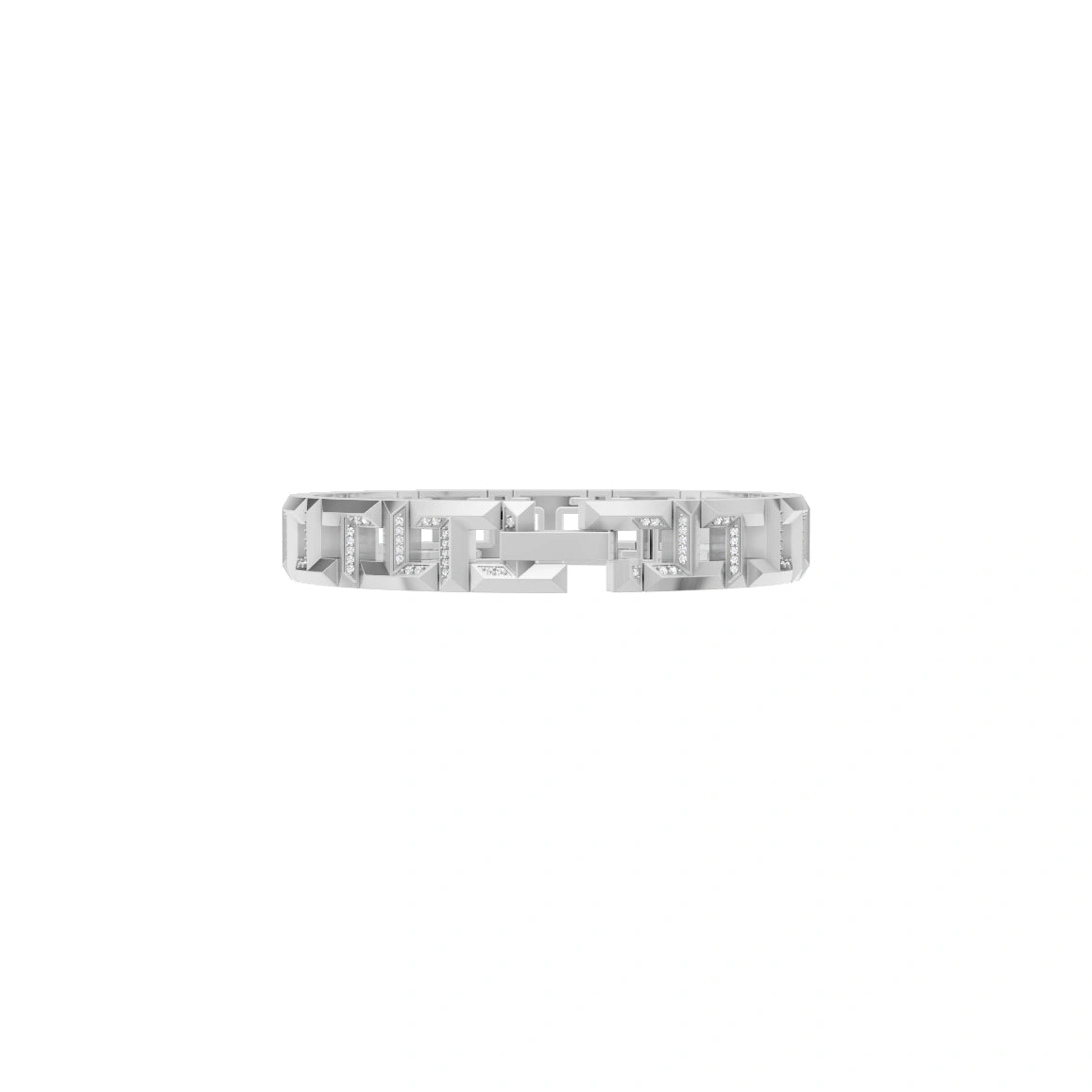 Elegant Maze-Inspired Link Brilliant Lab Grown Diamond Bracelet for Women by Lume Jewelry