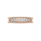 Celestia Diamond Beaded Band Ring