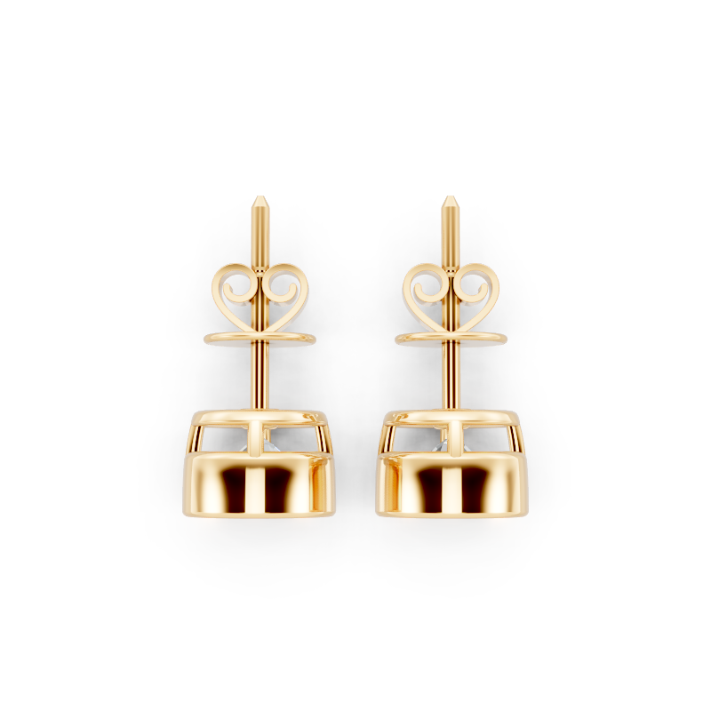Minimalist Bezel Stud Lab Grown Diamond Earrings for Everyday Luxury, Gifting & Occasion Wear