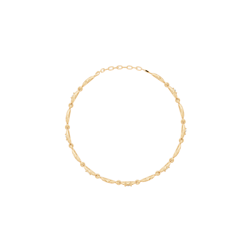 Elegant Clover Motif Circle Station Lab Created Diamond Bracelet for Everyday Styling