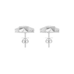 Lumière Flame Pavé Lab Grown Diamond Earrings for Birthday Gift By Lume Jewels