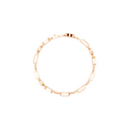 Elegant Geometric Pave Station Lab Created Diamond Bracelet for Women by Lume Jewelry