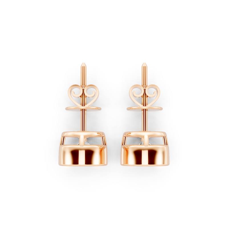 Minimalist Bezel Stud Lab Grown Diamond Earrings for Everyday Luxury, Gifting & Occasion Wear