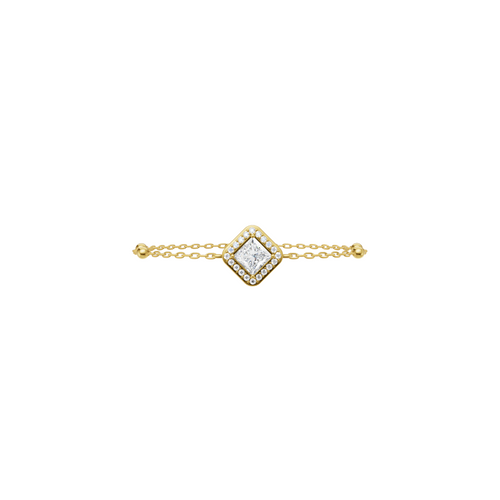 Celeste Princess Cut Lab Created Diamond Pave Chain Bracelet for Women