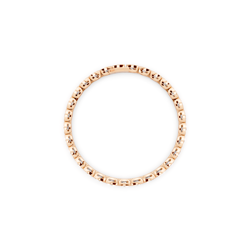 Elysian Oval Bezel Lab Created Diamond Bracelet in Gold Simple Gift for Her