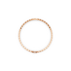 Elegant Round Brilliant Lab Created Diamond Bracelet with Bezel set for Anniversary Gifts