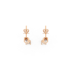 Bellara Charm Cascade Teardrop Lab Grown Diamond Earrings for Birthday Gift