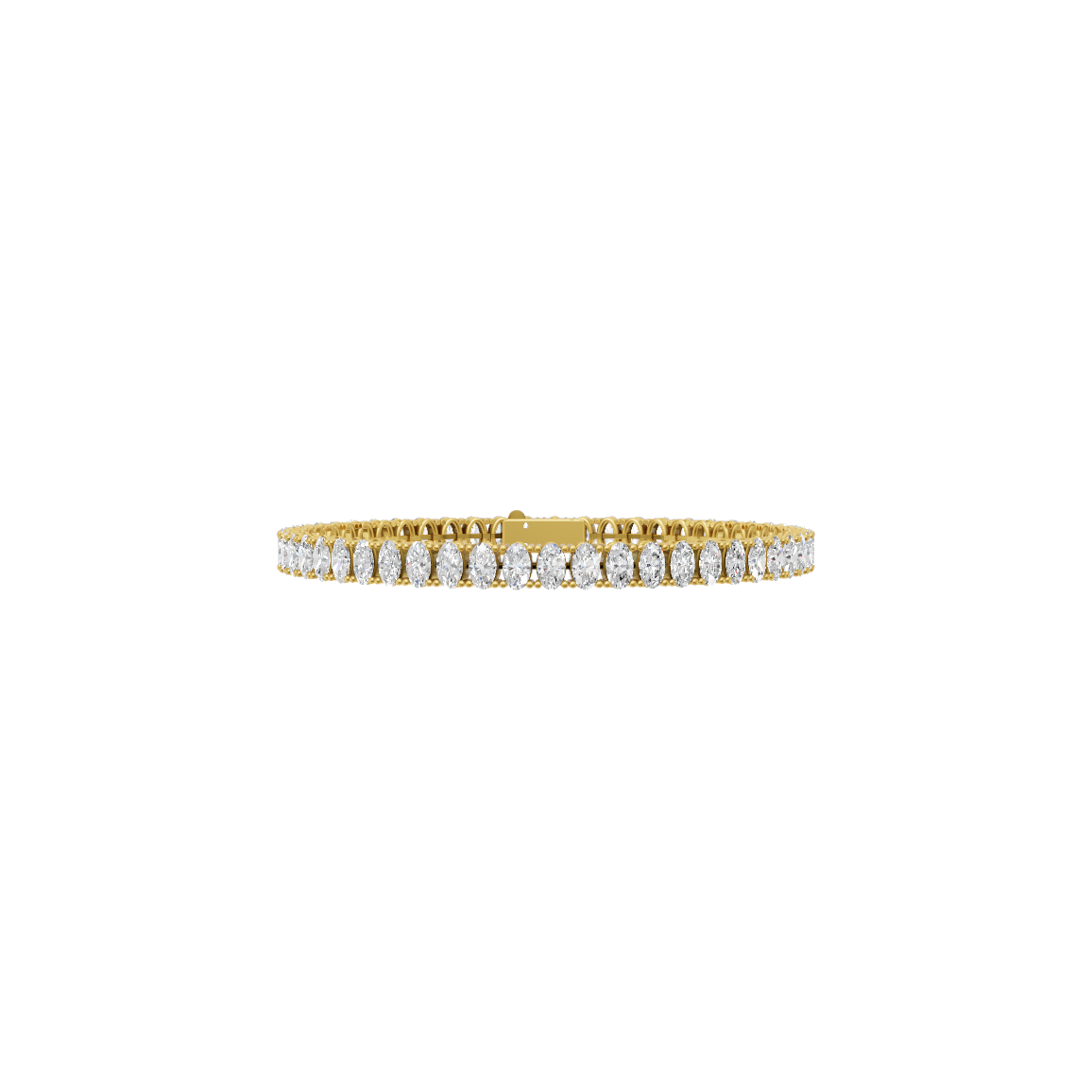 Emerald Cut Diamond Bracelet