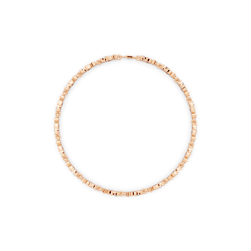 Noir Laurel Radiance Bracelet for Women with Round Brilliant Lab Grown Diamond