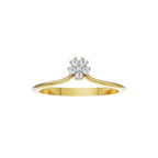 Fleur Diamond Petal Ring