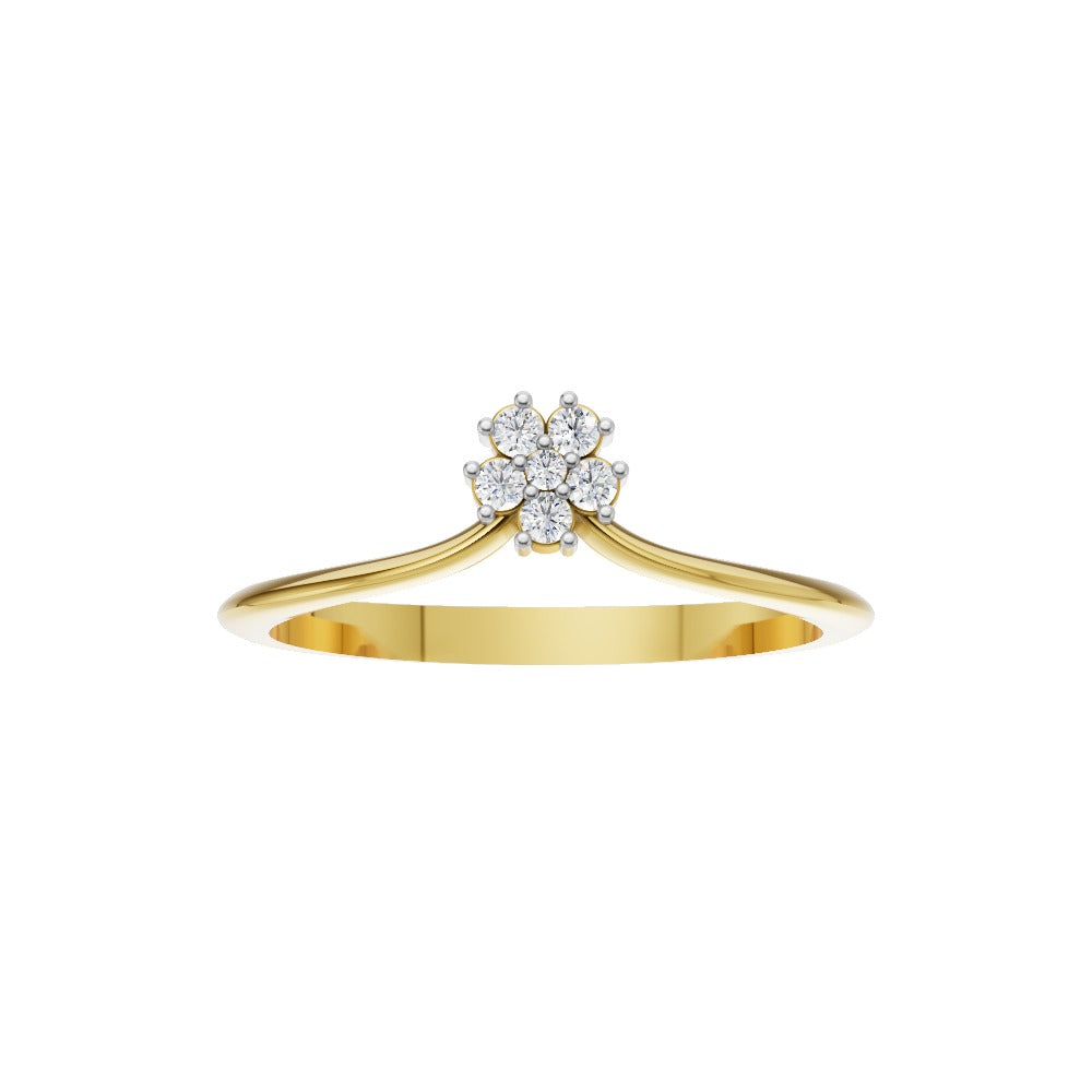 Fleur Diamond Petal Ring